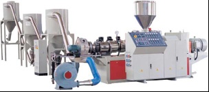 SJZ Series Counter Rotation Conical Twin-screw Pelletizing Extrusion Line