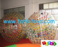 zorb ball inflatable air bumper kids grass water