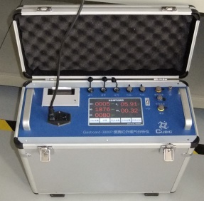 Portable flue gas analyzer