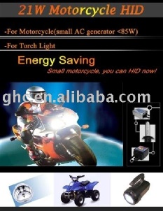 21W HID conversion kit for motorcycle