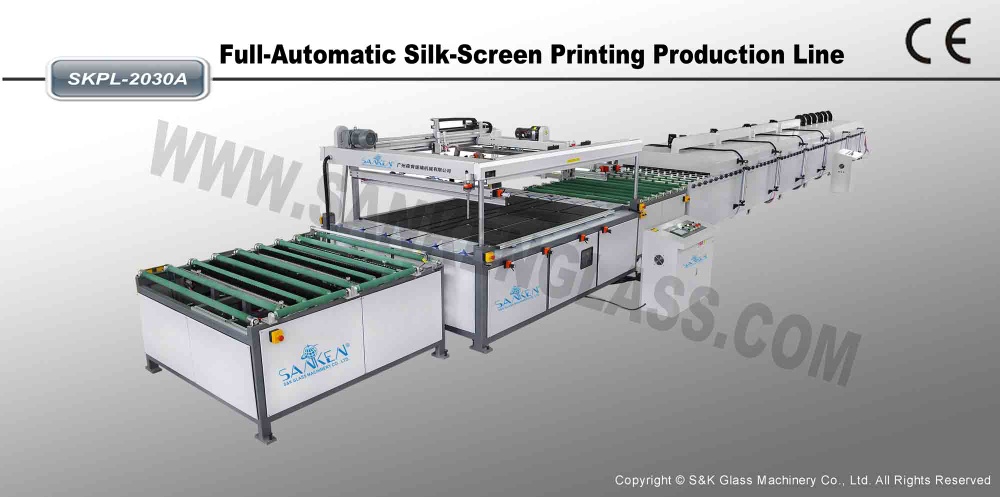 Full Automatic Glass Silk Screen Printing Machine