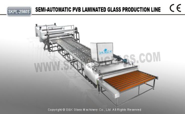 semi-automatic  pvb laminating machine for bullet-proof glass