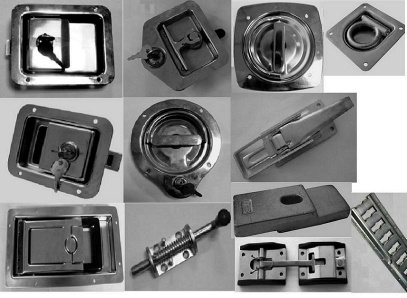 trailer lock, truck lock, trailer handware, truck latch