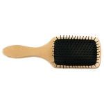 Wooden hair brush