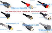 1m,Standard High Speed HDMI 1.3 Cable,28AWG OD:7.3 Conductor OD:0.10,Mesh Jackets, 24k Gold plated connector
