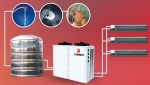 Household integrated air source heat pump water heater
