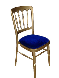 gold castle chair