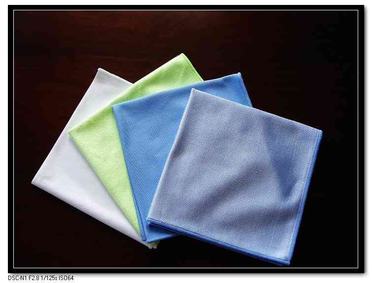 Special cloth for glass cleaning