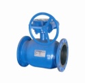 All welded ball valve with flange end