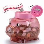 Piggy Coin Counting Jar