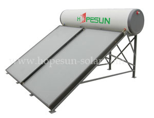 integrated solar water heater/solar geyser