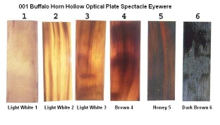 Buffalo Horn Hollow Optical Plate Specticle Eyewere