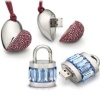 USB Flash Drive with Crystal (Necklace / Keychain)