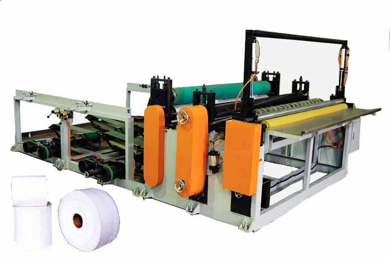 Small Rolled Paper Rewinding & Embossing & Perforating Toilet Paper Machine