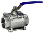 3pc stainless steel ball valve 