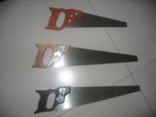 hand saw with wooden handle