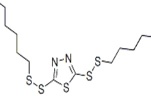2,5-bis(oktyldisulfanyl)-1,3,4-. Tiadiazol.
