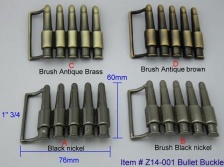 1 3/4 bullet buckle