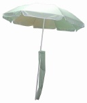 hand open pongee fabric beach umbrella