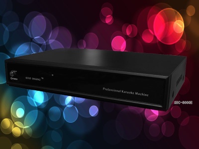 Gold singing karaoke player