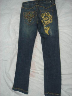 Ladies Embroidery Jeans