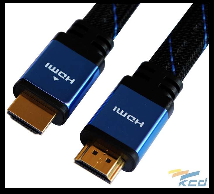 flat hdmi cable with metal housing