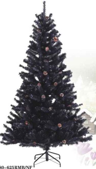 christmas trees black