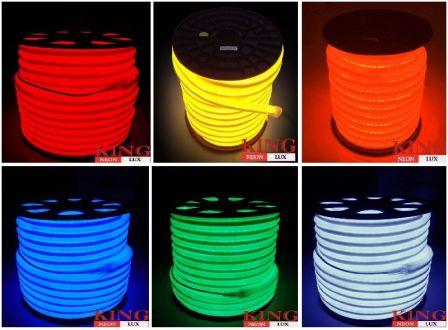 LED Neon Flex R/Y/O/G/B/W/WW