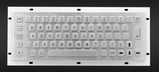 Stainless steel rugged keyboard