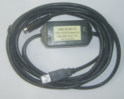 USB/RS422 interface,PLC programming cable for Mitsubishi FX series