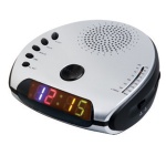 AM/FM LED alarm clock radio