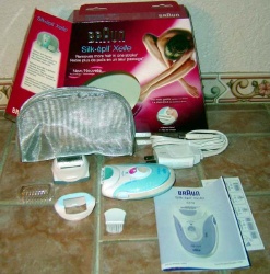 NEW Braun 5270 Xelle Body System Epilator Package