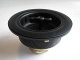 Kitchen Basket Strainer, Spin Style, Flat Black - BS-813