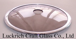 Toughened glass lid (FD-type, Low-dome in brown color)