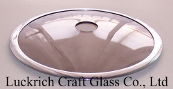 Toughened glass lid (FD-type, Low-dome in brown color)