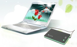 Universal external laptop battery backup with16V/19V output