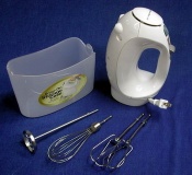 hand mixer, hand blender, can opener,