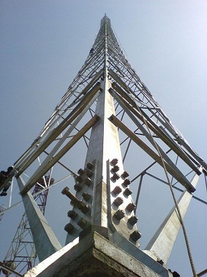 80 meter telecommunication steel tower