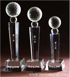 crystal trophy