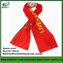 custom printed football fan scarf
