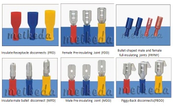 Male & Female Disconnects,Bullet Terminals, Piggy-back Disconnect
