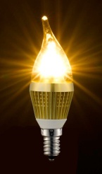 LED clear phenix bulb