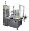 Filling and closing machine
