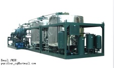 Black engine oil purification plant /oil filtration / oil recondition