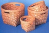 wood laundry basket