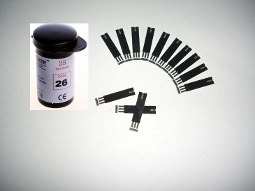 The professional provides the technical stability of blood glucose test strips