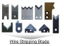 Wire stripping blade