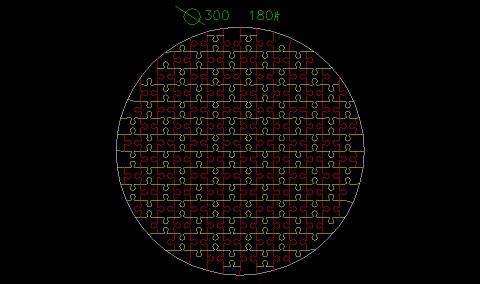 puzzle die, jigsaw puzzle die