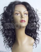 Stylish curly synthetic lace front wig