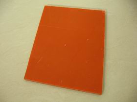 Orange bakelite sheet